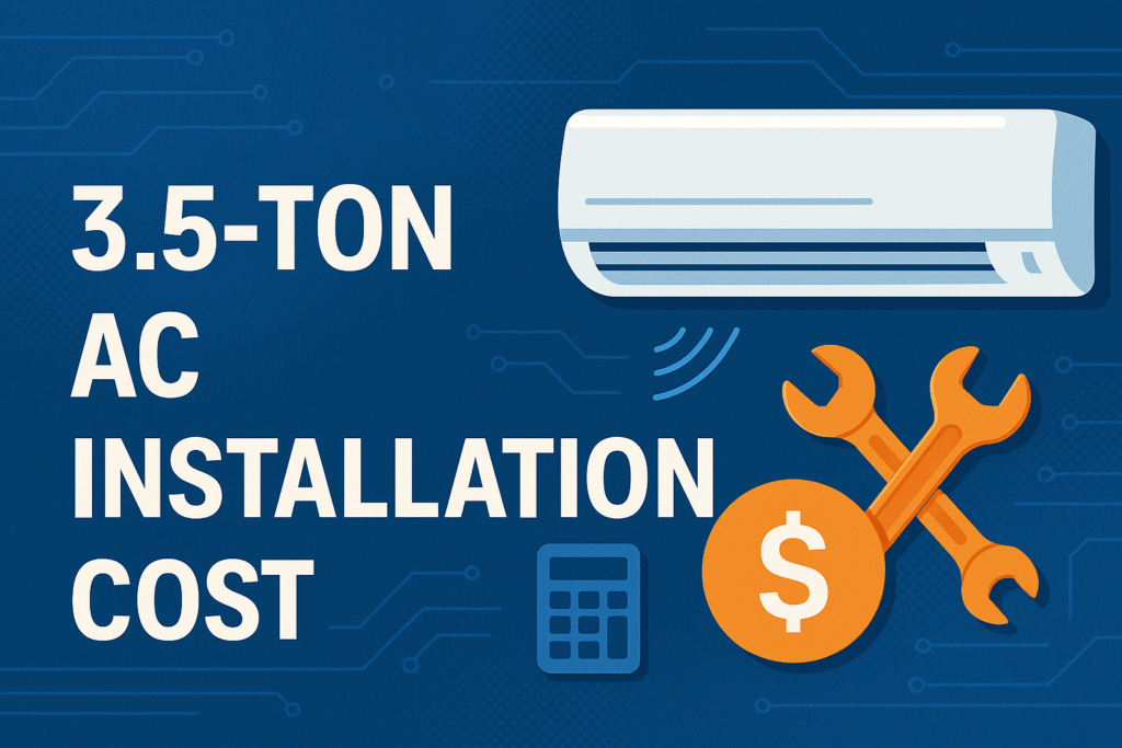3.5-ton AC installation cost