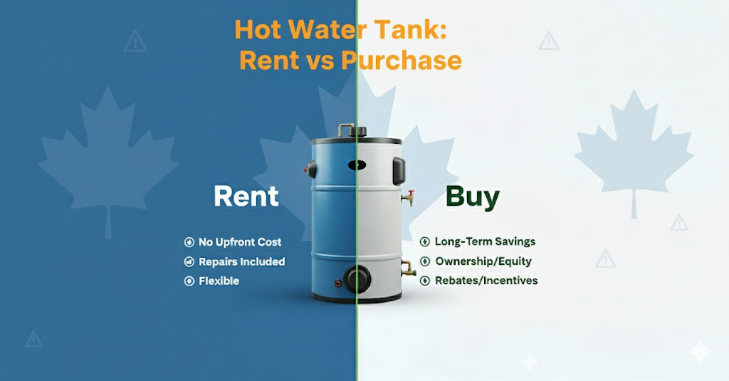 hot water tank rent vs purchase